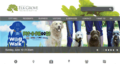 Desktop Screenshot of elkgrovecity.org