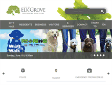 Tablet Screenshot of elkgrovecity.org